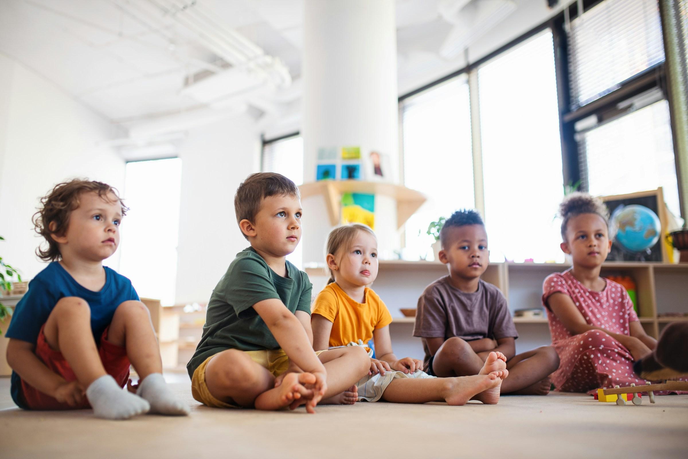 Warm daycare space for young children